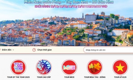 BenThanh Tourist ra mắt giao diện website mới