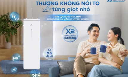 Hòa Phát trình làng dòng máy lọc nước hoàn toàn mới