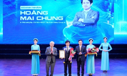 Doanh nhân Hoàng Mai Chung được trao giải “nhà lãnh đạo tiên phong đổi mới, sáng tạo”