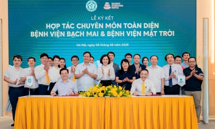Bệnh viện Bạch Mai đồng hành chuyên môn kỹ thuật cao với Bệnh viện Mặt Trời