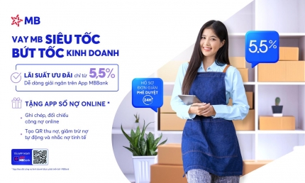 MB trợ lực khách hàng, tăng tốc kinh doanh cuối năm với gói vay chỉ từ 5,5%/năm