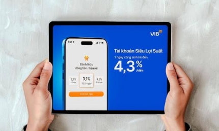 Tài khoản Siêu Lợi Suất từ VIB - khai phóng sức mạnh tiền nhàn rỗi