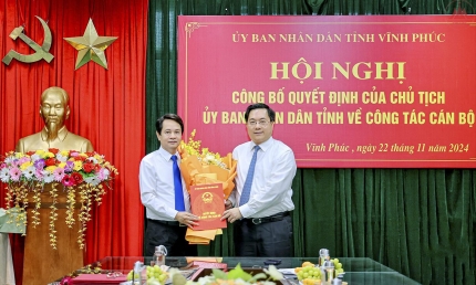 Vĩnh Phúc kiện toàn chức danh lãnh đạo Sở Thông tin và Truyền thông