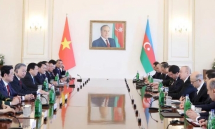 Tổng Bí thư Tô Lâm hội đàm với Tổng thống Azerbaijan Ilham Aliyev