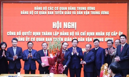 Đổi mới tư duy nhận thức, hành động, nâng cao chất lượng tham mưu chiến lược trên lĩnh vực Tuyên giáo và Dân vận