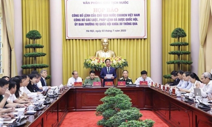 Công bố Lệnh của Chủ tịch nước về 15 luật, 1 pháp lệnh vừa được thông qua