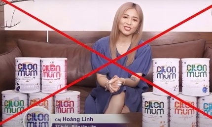 MC Hoàng Linh bị phạt hơn 100 triệu đồng vì quảng cáo sữa giả