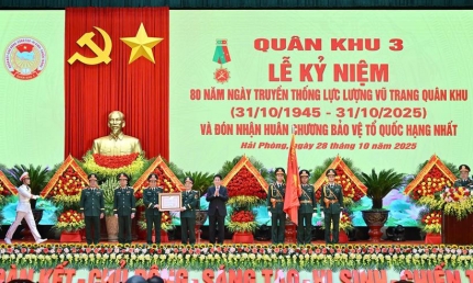 Chủ tịch nước Lương Cường dự Lễ kỷ niệm 80 năm Ngày truyền thống lực lượng vũ trang Quân khu 3