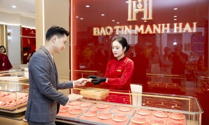 Bảo Tín Mạnh Hải lần đầu giới thiệu vàng 0,1 chỉ Tiểu Kim Cát