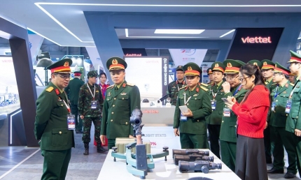 Viettel High Tech tham gia gian hàng tại triển lãm Vietnam Defense Expo 2024