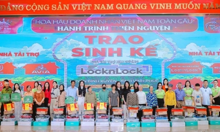 LocknLock hỗ trợ hơn 600 triệu đồng cho người dân khó khăn tại Vĩnh Phúc