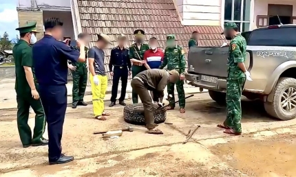 Triệt phá vụ vận chuyển 38 bánh heroin từ Lào về Việt Nam qua cửa khẩu Nam Giang
