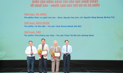 Trao giải Cuộc vận động sáng tác 'Nghề báo - Người làm báo Thủ đô và cả nước 2025'