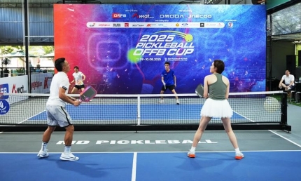 Mạng xã hội ô tô lớn nhất Việt Nam khai mạc Giải Pickleball OFFB Cup 2025 trị giá 1 tỷ đồng