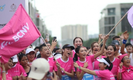 Giải Chạy Hồng 2025: Chung nhịp chạy , nối dài nghị lực sống vì cộng đồng