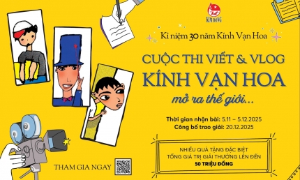 Nhà xuất bản Kim Đồng phát động cuộc thi Viết & Vlog: 'Kính Vạn Hoa mở ra thế giới…'