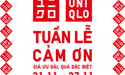 UNIQLO khởi động Tuần lễ cảm ơn từ ngày 21 đến 27/11