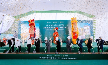 Khởi công Dự án đầu tư xây dựng nhà ở thấp tầng - An Khánh Ecomony