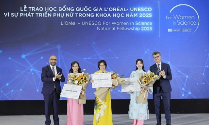 3 nhà khoa học nữ Việt Nam nhân học bổng quốc gia L’Oréal – UNESCO