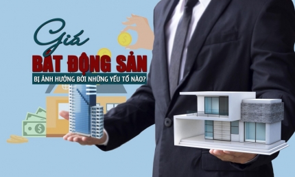 [Infographic] Giá bất động sản bị ảnh hưởng bởi những yếu tố nào?