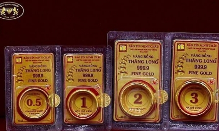 Giá vàng hôm nay 17/11: Vàng nhẫn Bảo Tín Minh Châu tiếp tục giảm mạnh