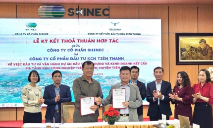 Shinec và Tiên Thanh hợp tác để phát triển KCN Tiên Thanh theo mô hình KCN sinh thái - tuần hoàn - bền vững