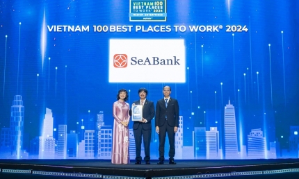 SeABank được vinh danh nơi làm việc tốt nhất Việt Nam 2024