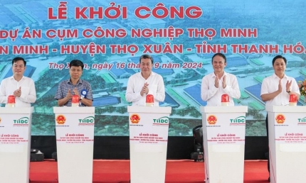 Thanh Hoá khởi công cụm công nghiệp hơn 15 ha tại huyện Thọ Xuân