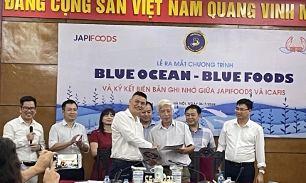 Ra mắt chương trình “Blue Ocean - Blue Foods” - Hành trình xây dựng bể chứa carbon ngành thủy sản