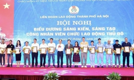 Biểu dương sáng kiến, sáng tạo công nhân viên chức lao động Thủ đô năm 2024