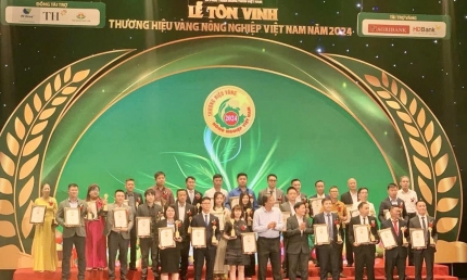 Tôn vinh 88 Thương hiệu Vàng nông nghiệp Việt Nam năm 2024