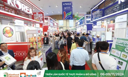 Triển lãm Quốc tế chuyên ngành Thực phẩm - Đồ uống & Thiết bị Công nghệ chế biến, bao bì thực phẩm, đồ uống 2024