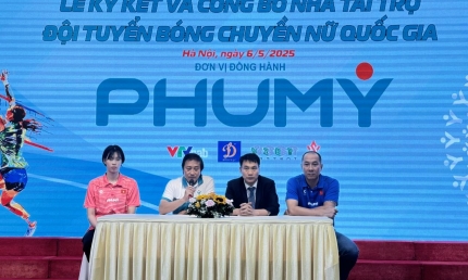 Đạm Phú Mỹ đồng hành cùng đội tuyển Bóng chuyền nữ Việt Nam