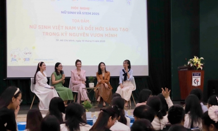 “Nữ sinh và STEM” năm 2025: Khơi nguồn sáng tạo, trao quyền bứt phá