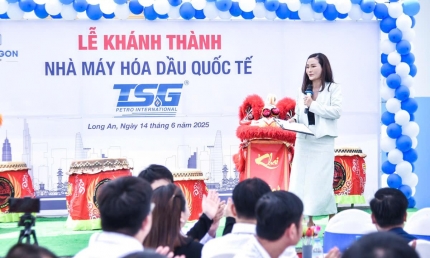 TSG Petro chính thức khánh thành Nhà máy Hóa dầu quốc tế với công suất 100 triệu lít/ năm tại Long An