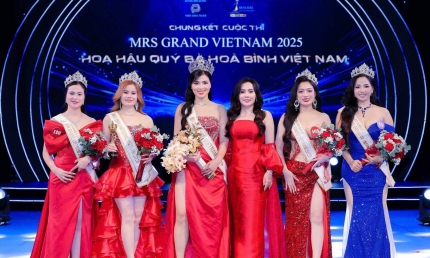 Nữ cán bộ ngành khoa học Nguyễn Thị Thưa đăng quang Mrs Grand Vietnam 2025