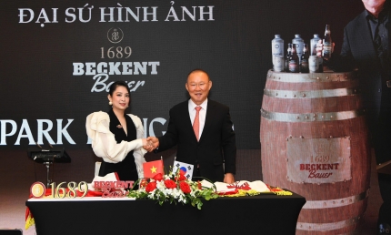 HLV Park Hang Seo trở thành Đại sứ hình ảnh cho thương hiệu bia thủ công 1689 Beckent Bauer