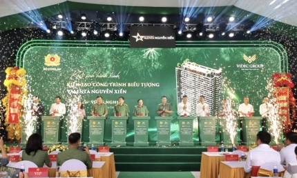 Khởi công Dự án xây dựng nhà ở cho lực lượng vũ trang Công an Nhân dân