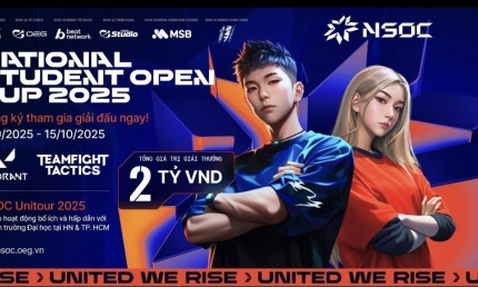 NSOC 2025 chính thức khởi tranh: Giải đấu eSports sinh viên hàng đầu Việt Nam trở lại mùa 2 với tổng giải thưởng lên tới 2 tỷ đồng