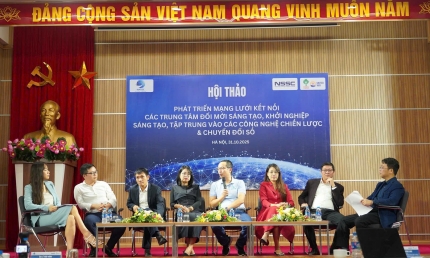 Kết nối và phát triển mạng lưới các trung tâm đổi mới sáng tạo, khởi nghiệp sáng tạo, tập trung công nghệ chiến lược và chuyển đổi số