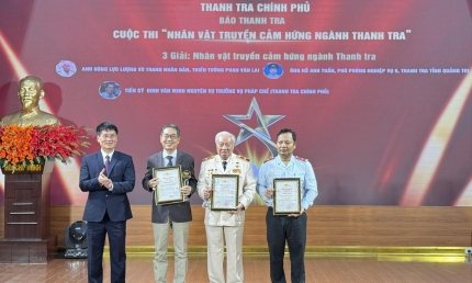 Trao giải Cuộc thi “Nhân vật truyền cảm hứng ngành Thanh tra” năm 2025
