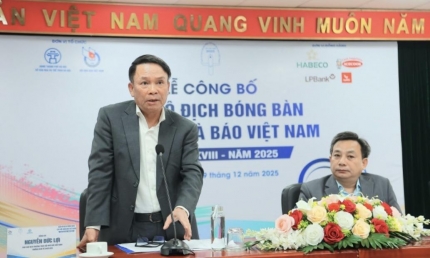 Giải vô địch Bóng bàn Cúp Hội Nhà báo Việt Nam lần thứ XVIII năm 2025