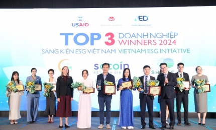 Công bố và vinh danh các doanh nghiệp đạt giải “Sáng kiến ESG Việt Nam 2024”