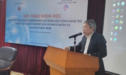 Tìm giải pháp phát triển nguồn nhân lực khoa học công nghệ trẻ