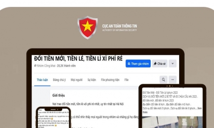 Cảnh giác trước các dịch vụ đổi tiền trên mạng xã hội dịp cận Tết Nguyên đán