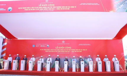 Hà Nội khởi công cao tốc trên Vành đai 4, vốn đầu tư hơn 56.000 tỷ đồng