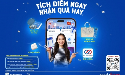 Khách hàng rinh ngàn quà tặng trong chương trình tích điểm của My MobiFone