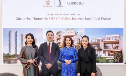 Masterise Homes niêm yết toàn bộ danh mục bất động sản hạng sang lên mạng lưới Christie’s International Real Estate