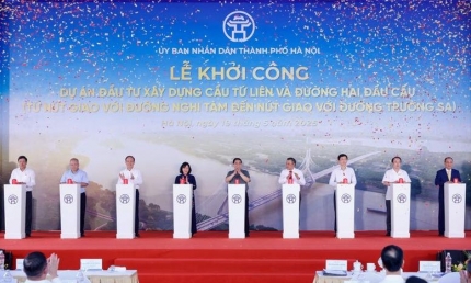Thủ tướng phát lệnh khởi công cầu Tứ Liên gần 20.000 tỷ nối Đông Anh với nội thành Hà Nội