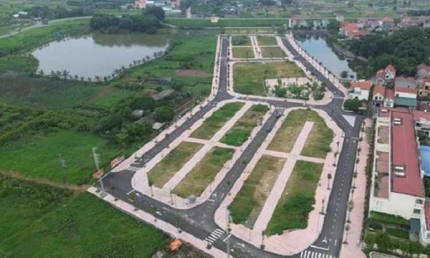 Huyện vùng ven Hà Nội được giao 554m2 đất xây khu đấu giá